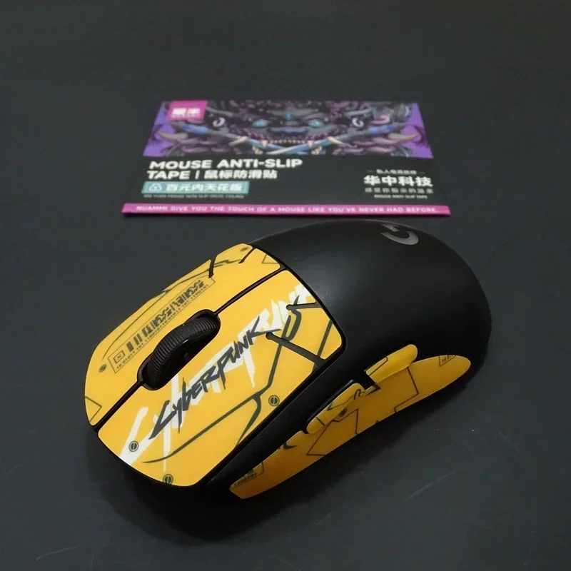 Anti Slip Silicone Rato Etiqueta, Sweatproof, Fit para Logitech GPW1 GPX2, 0.6mm, Novo