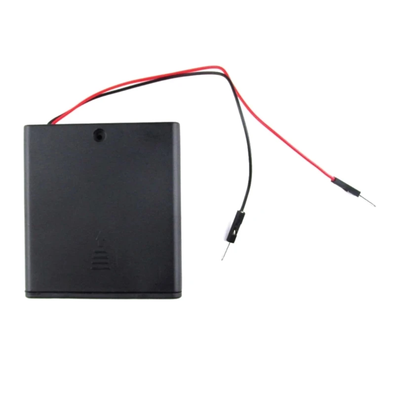 Чехол для батарейного отсека типа АА, сменный держатель для батареи типа АА с переключателем включения/выключения, дропшиппинг