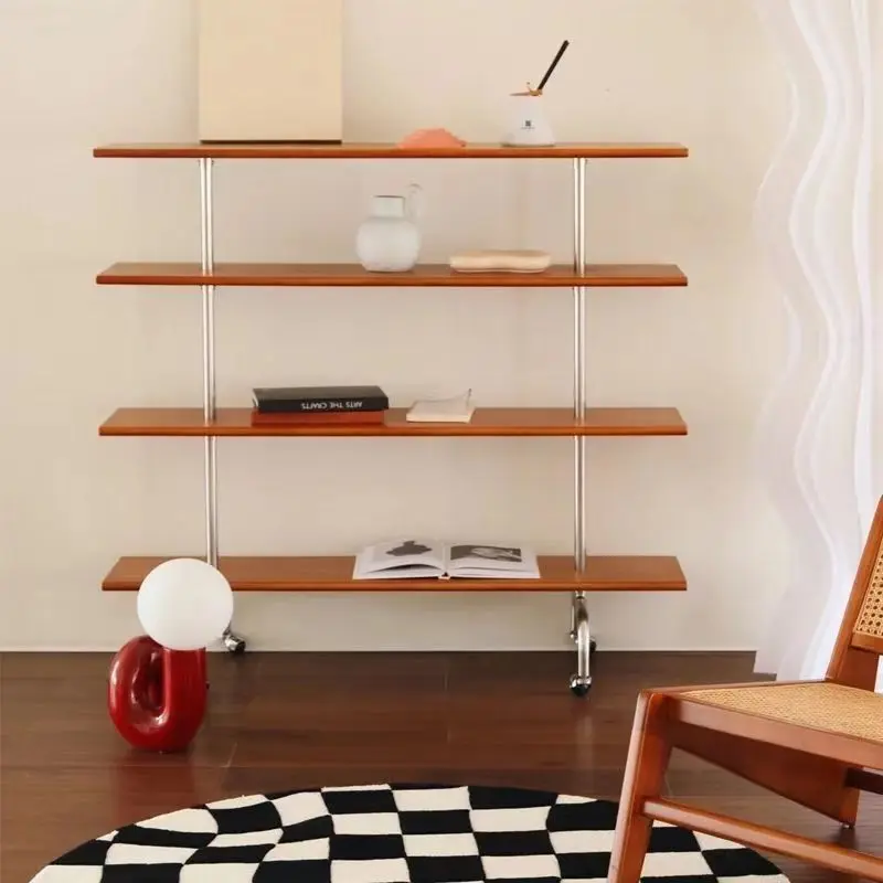New ins metal multi-layer shelf storage rack multi-layer home thickened three-layer floor-to-ceiling study removable