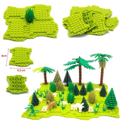 Building Block The Grass Floor Grass Green Sand Colour Splice Together Garden Scene Accessories  Compatible with Lego Part