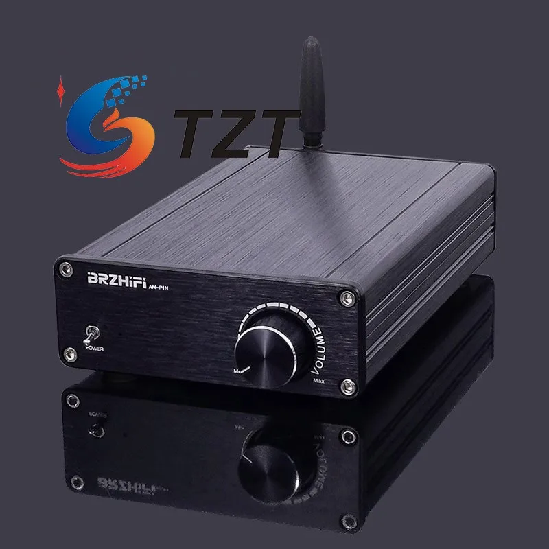 

TZT AM-P1N 2x40W Power Amplifier LM1875 DC12-30V Bluetooth 3.5mm Stereo Input HiFi Audio Amplifier