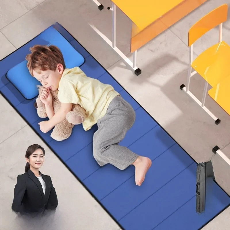 

Foldable Student Nap Mat for Primary School Children Kindergarten School Sleeping Pad Mat Polyester Fiber Washable Mattress