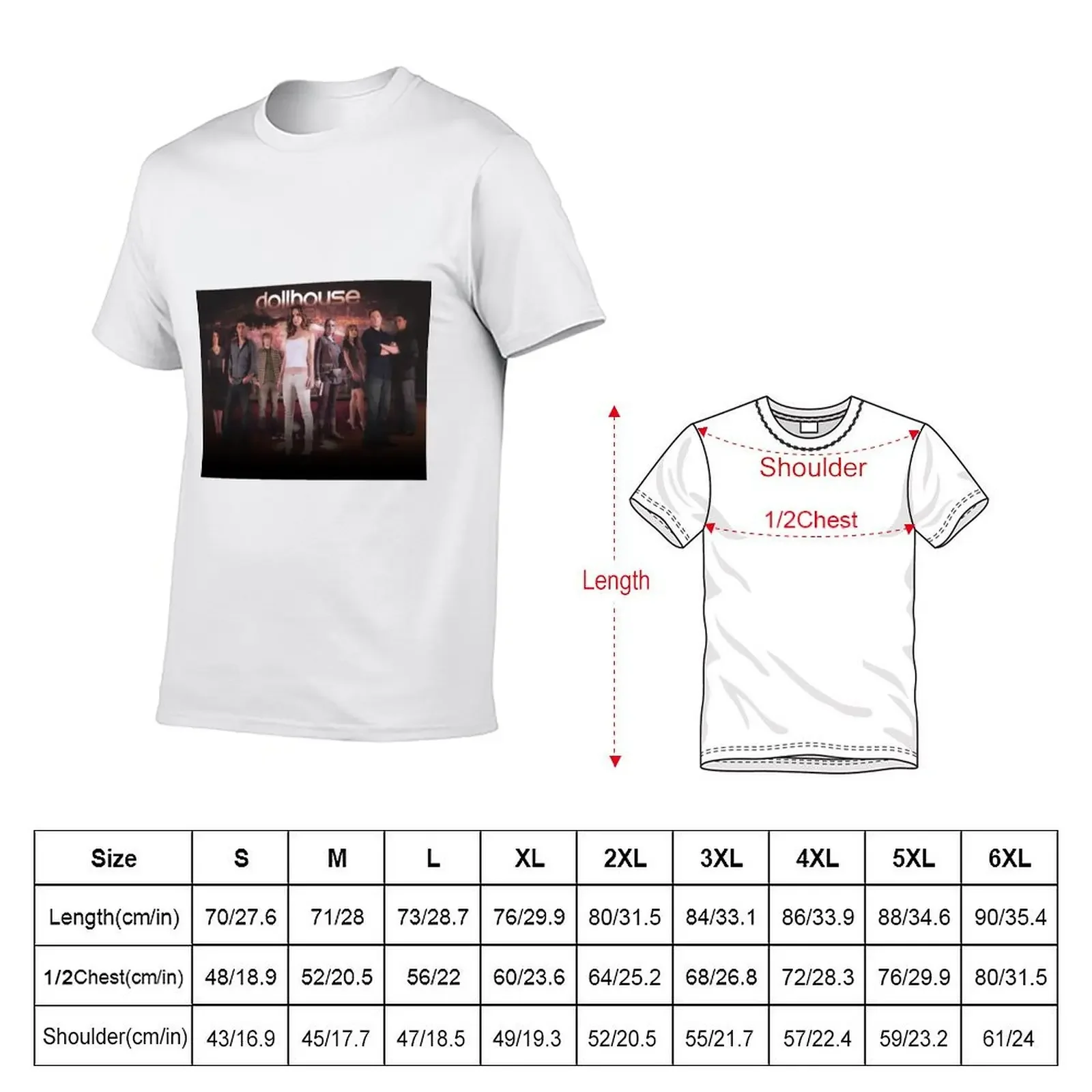 Dollhouse T-Shirt anime tshirt basketball graphic tees customizeds plain t shirts men