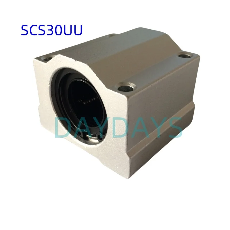 SCS30UU LM30UU 30mm Longer Linear Motion Ball Bearing Slide Bushing Linear Shaft for CNC