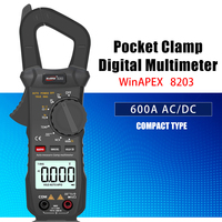 WinAPEX 8203 Digital Clamp Meter with Squarewave Output 6000 Counts True RMS NCV Tester AC-DC Voltage Current Digital Multimeter