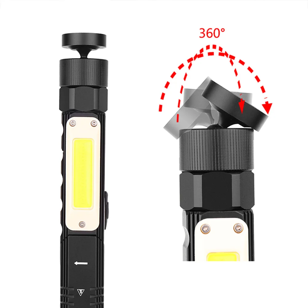 

Compact Foldable USB Rechargeable Flashlight Light Outdoor Electric Torch Waterproof Drop Resistant for Hunting