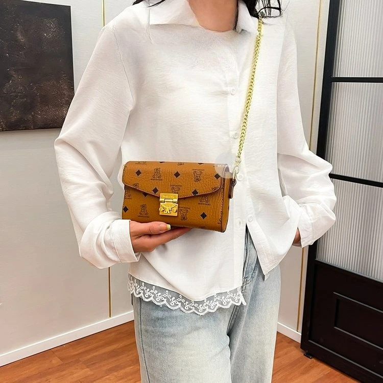 

Сумка-конверт с пряжкой и ремешком, женская квадратная сумка через плечо, через плечо «день-ночь», повседневная сумка-слинг, кожаная сумка