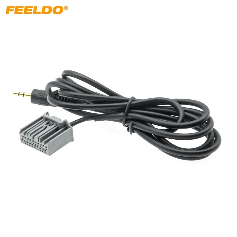 

FEELDO For Honda CRV Civic Crider 3.5mm AUX Harness Connector Stereo Audio Cable Wire Line For IPOD/MP3 #1689