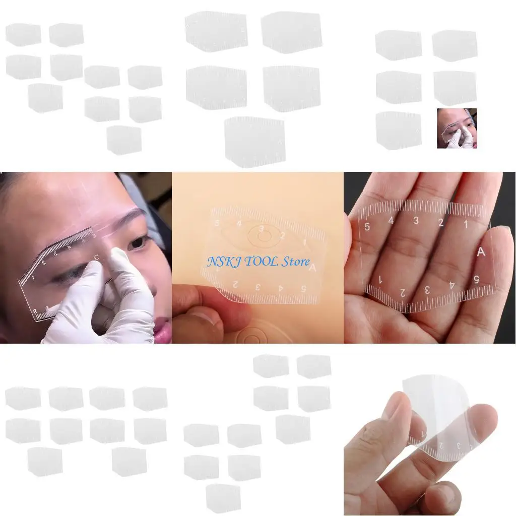 

L8RC Flexible Clear Brow Plan King Customizable Countenance Outline Guide For Perfect Proportion