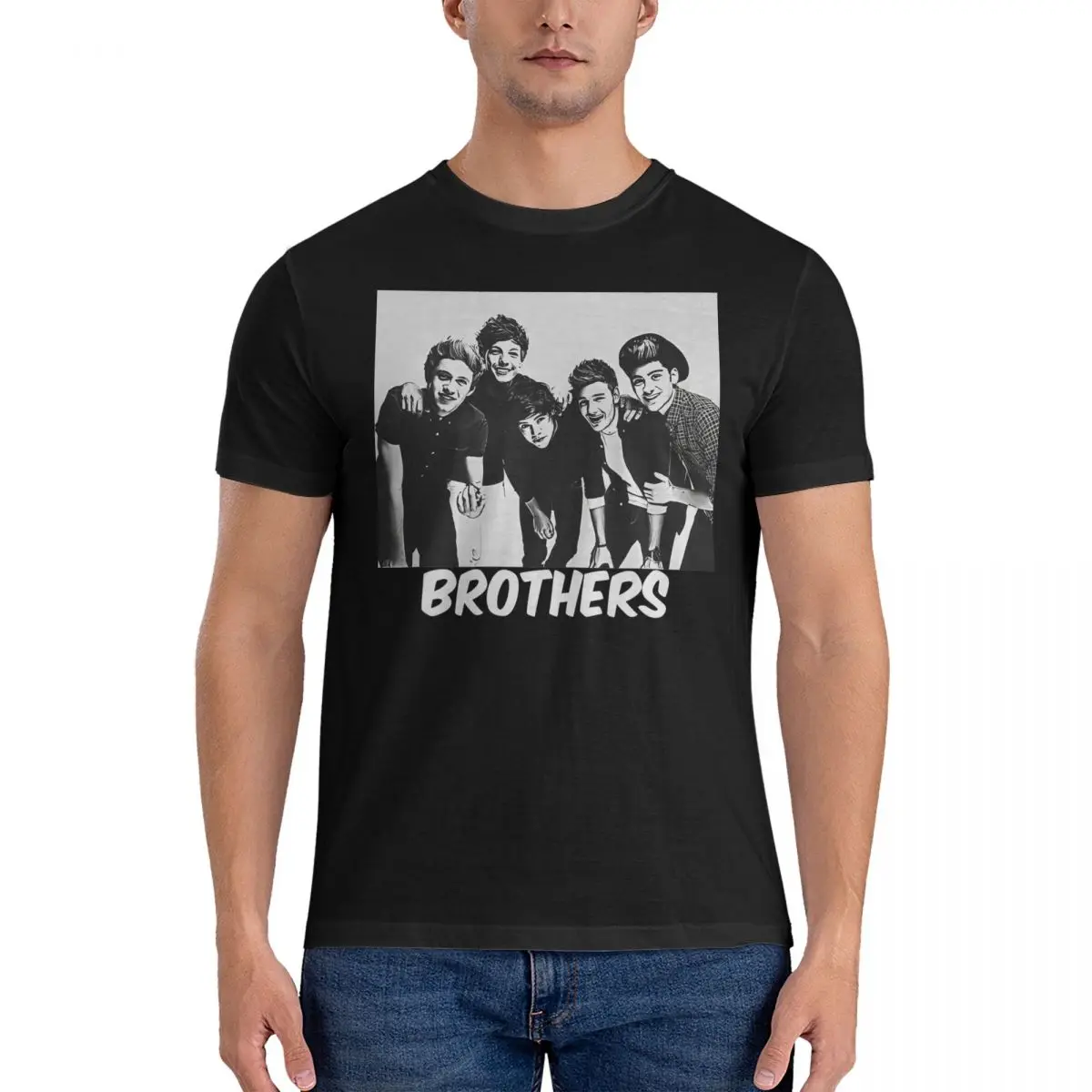 1D - Brothers Liam Payne T Shirts for Men Women Cotton Casual T-Shirt Crew Neck  Tees Short Sleeve Clothing Adult