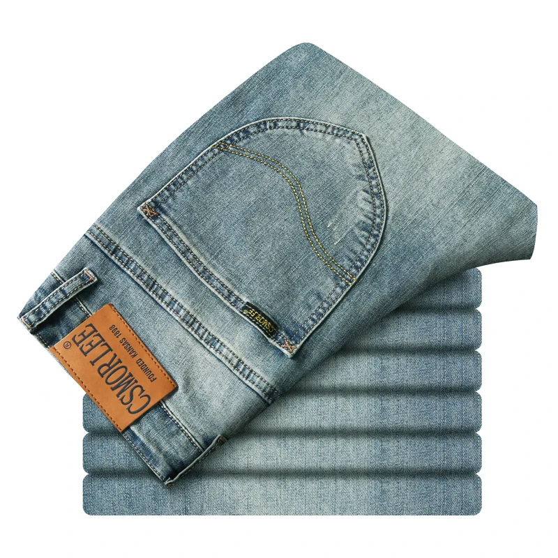 Nostalgia Blue-Jean classique pour homme, droit, commande, bureau, affaires, décontracté, FJJD, nouveau, 2021