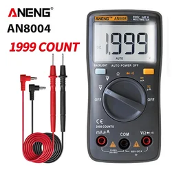 ANENG AN8004 1999 conteggi Multimetro Digital Auto Intelligent Anti-burn Multimetro manutenzione elettricista Multimetro Meter Tools