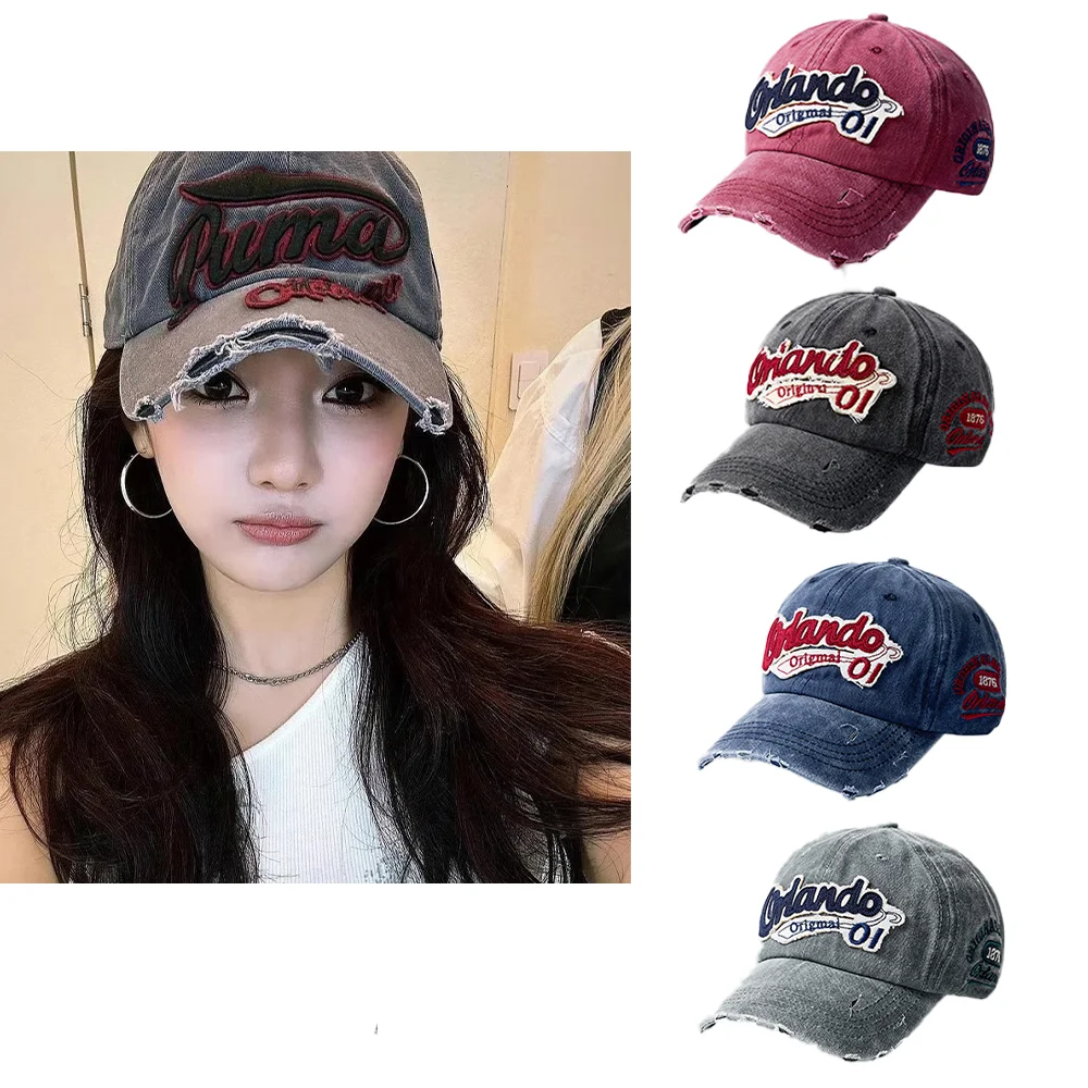 KPOP NINGNING Supernova Album Vintage Baseball Hat Versatile Embroidery Peaked Cap Decoration Fans Collection Gifts