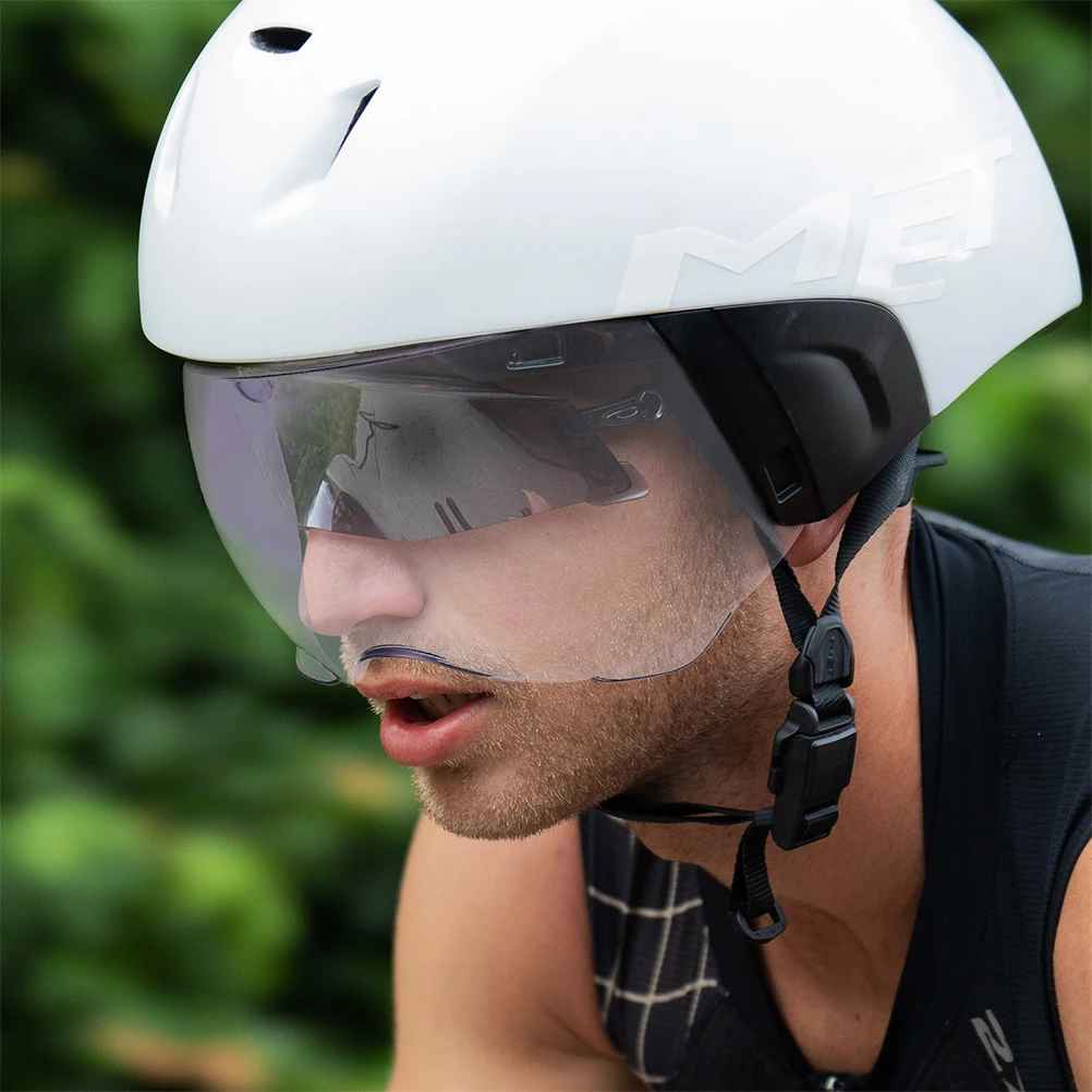

2pcs Removable Motorcycle Visor Clear Plastic Flip Up Wind Shield Lens Replacement Half Face Universal Uv Protection Debris
