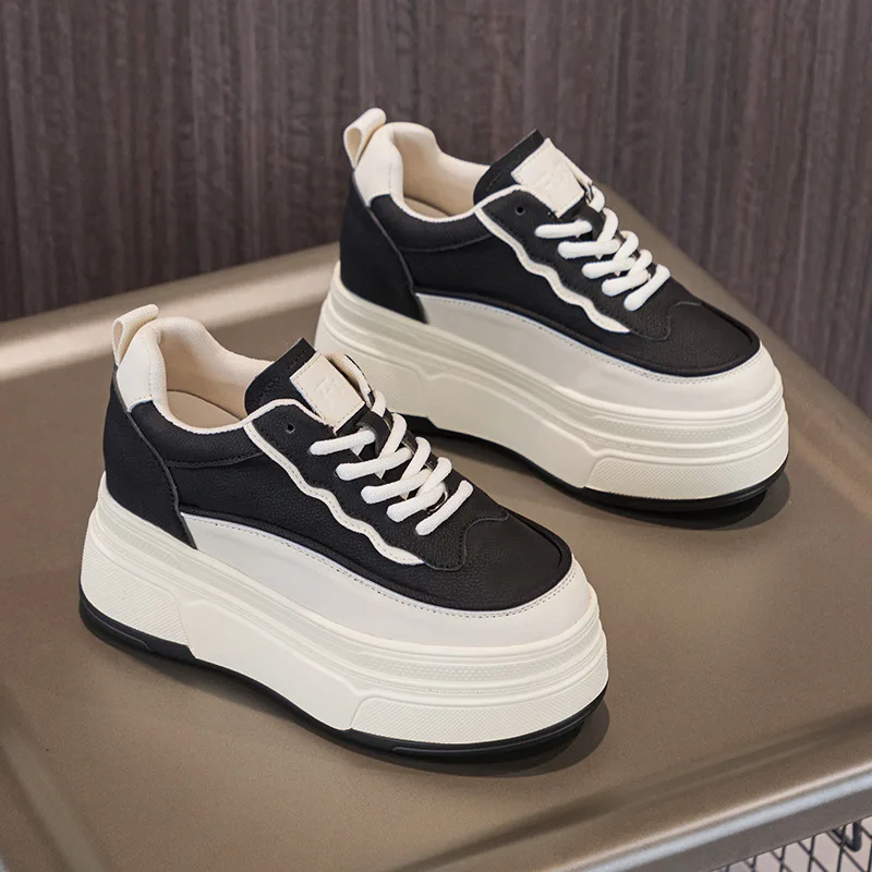 

Туфли для доски, осень 2021, новый стиль, универсальная женская обувь для спорта и отдыха на толстой подошве с бисквитом, тренд