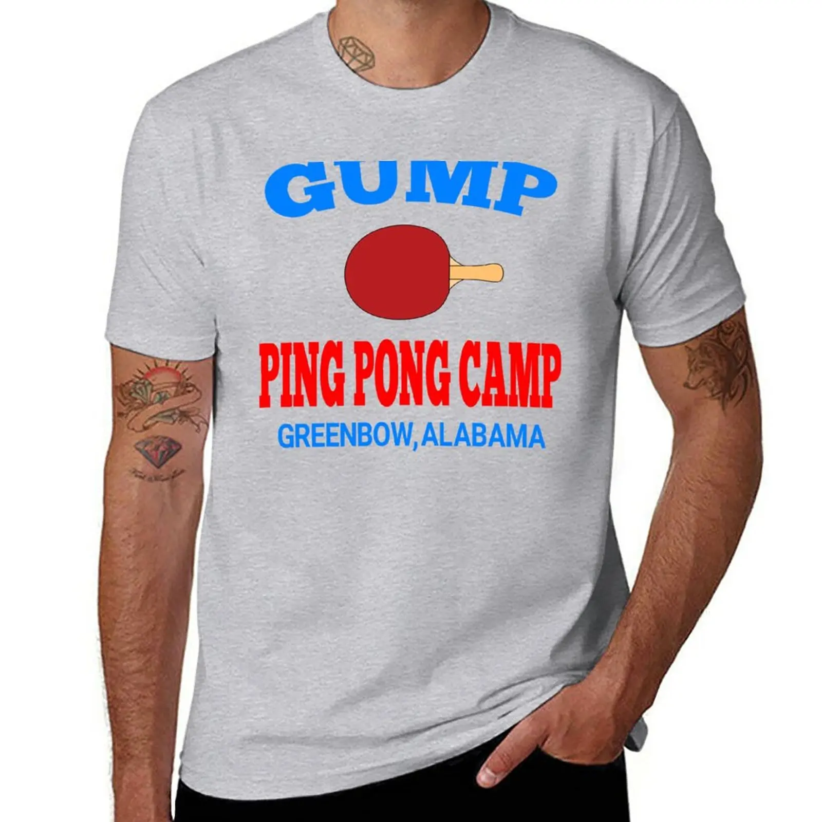 

New Gump Ping Pong Camp T-Shirt tees anime heavyweight t shirts T-shirt for a boy men long sleeve t shirts