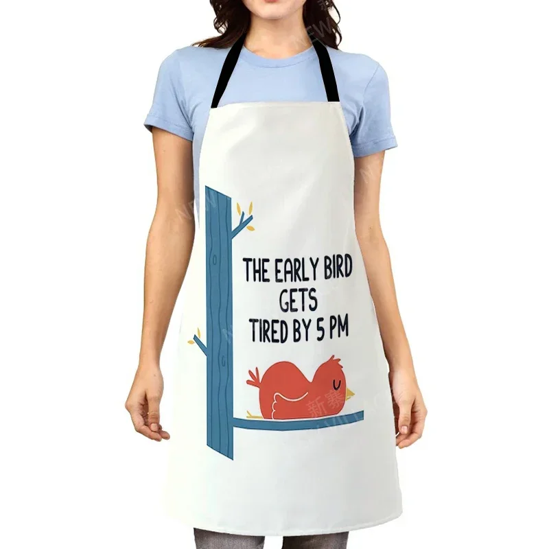 Cartoon Aesthetic Women kitchen apron kids original Children Waterproof girl princess waiter work apron oil proof kawaii cute