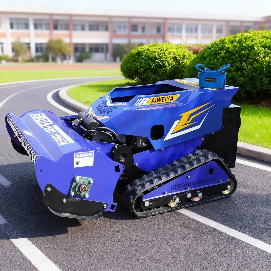 

Customized Flail Lawn Mower 800-1000mm Cut 4-Stroke Industrial Grade Cordless Adjustable Remote Control