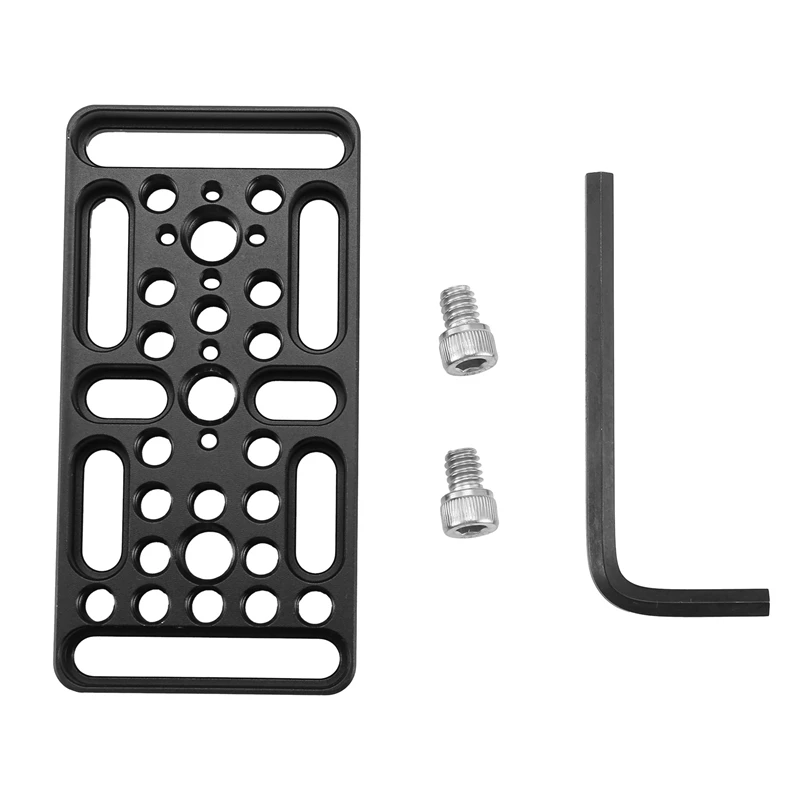 

Быстросъемная пластина с возможностью горячей замены, многофункциональная расширяющаяся пластина для холодного башмака, сырная пластина с двойным отверстием, зажим для трубки, адаптер для штатива