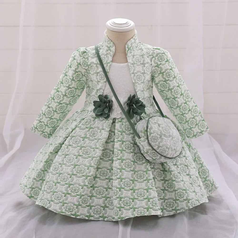 Weihnachten Baby Kinder Kleider für Mädchen Stickerei Säugling Mädchen Geburtstags feier Kleid Ballkleid Neugeborene Taufe Prinzessin Kleider
