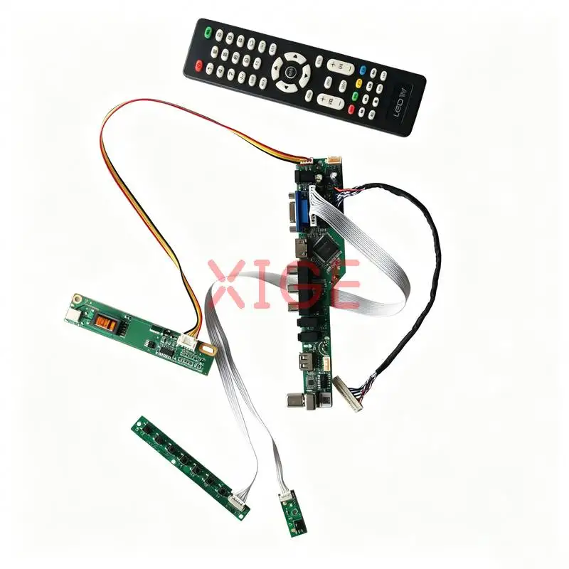 

For LP150E06 LP150E07 LP150E02 LP150E05 Matrix Controller Drive Board Kit HDMI+VGA+AV+USB 1400*1050 LVDS 30-Pin 1-CCFL 1400x1050
