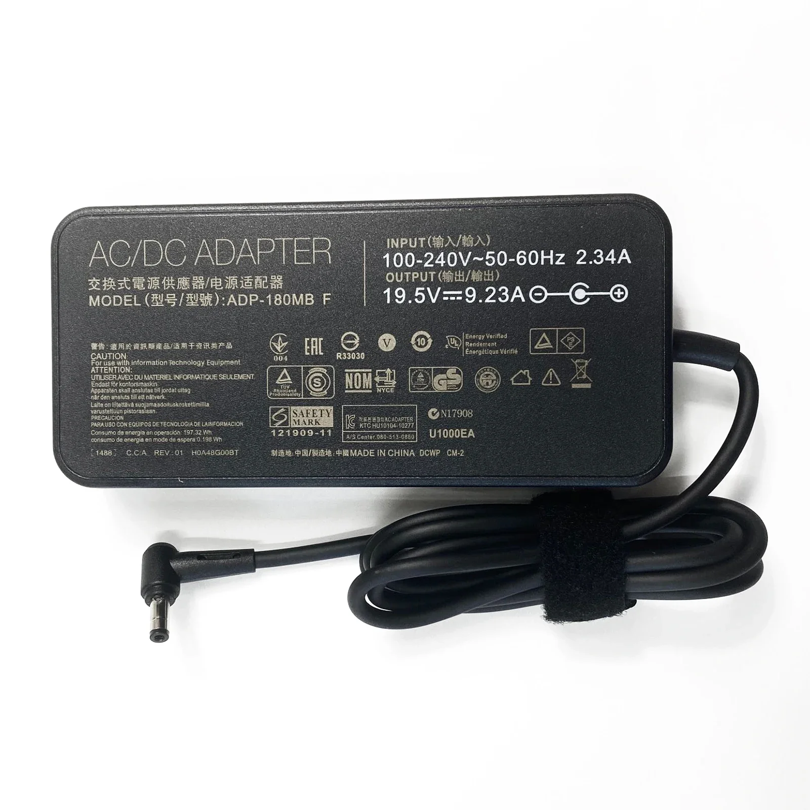 Imagem -05 - Carregador de Adaptador ac para Laptop para Asus 19.5v 9.23a 180w 5.5x2.5 mm Asus Fx503 0a00100260600 G70g G70s Gt70 G752vl Fx502 Fx553vd Fx553