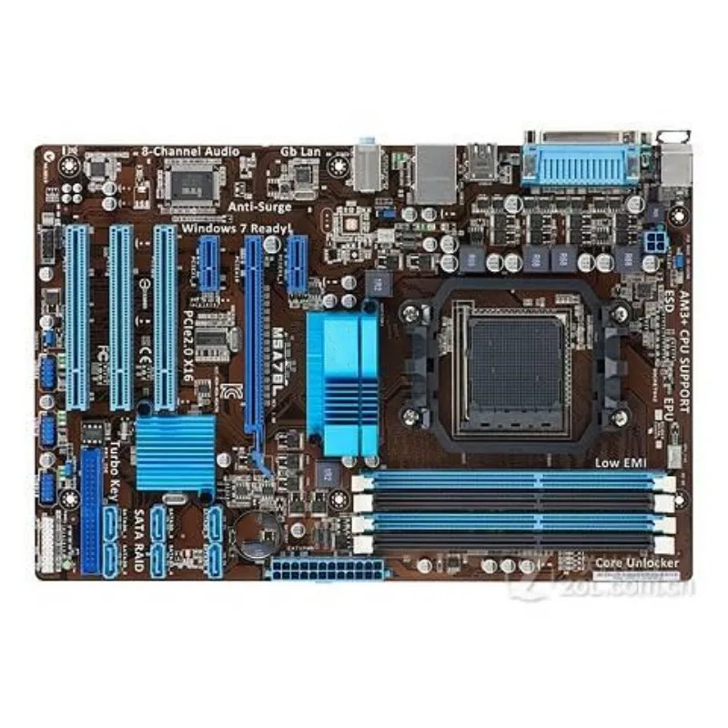 placa mae de computador m5a78l 760g 780l soquete am3 01