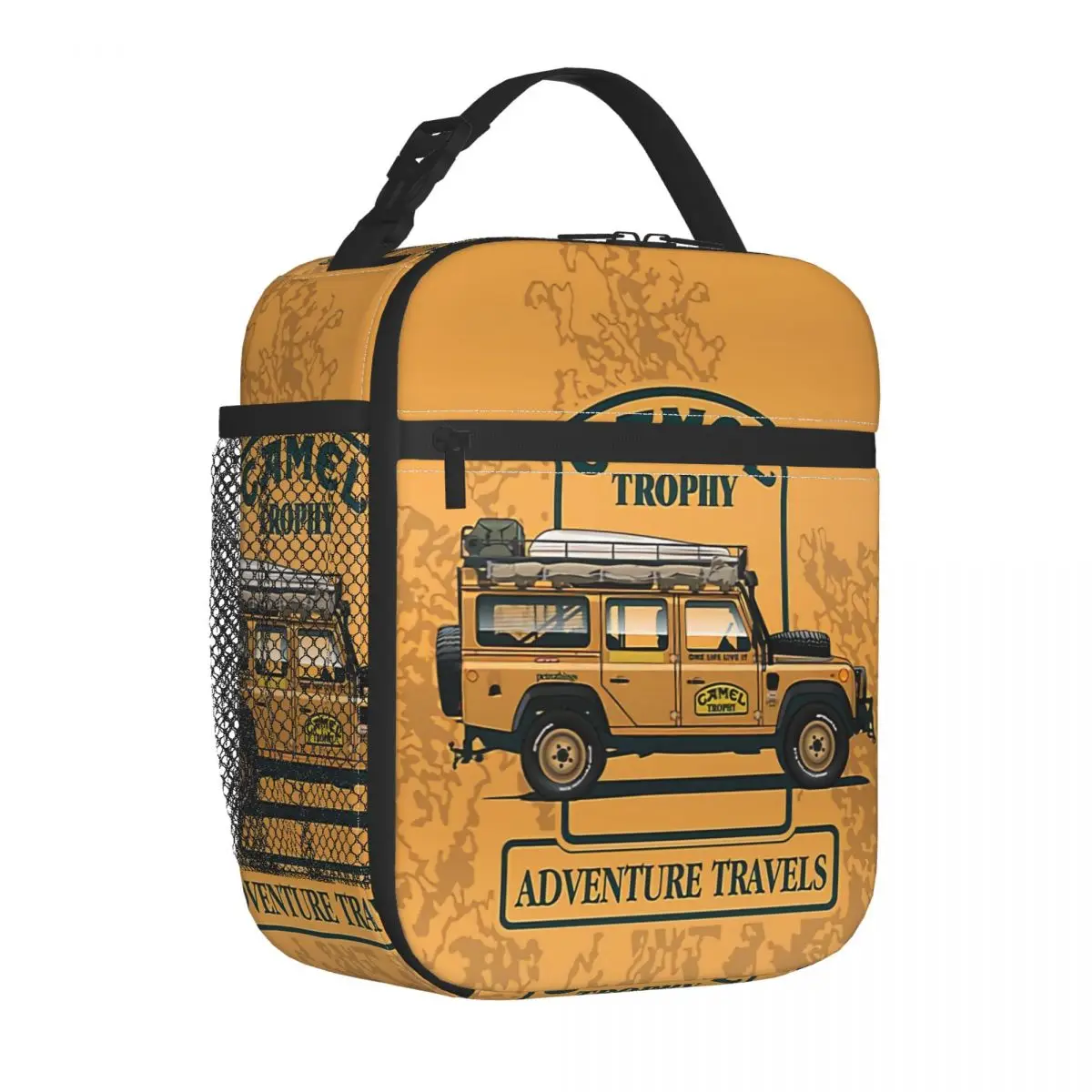 Camel Trophy Insulated Lunch Bags for Outdoor Picnic Waterproof Thermal Cooler Lunch Box Women Kids