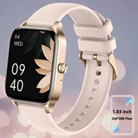Reloj inteligente de moda para hombres y mujeres, pantalla HD de 1,85 pulgadas, reloj personalizado, Monitor de salud facial, reloj para mujer, llamadas Bluetooth, relojes inteligentes deportivos
