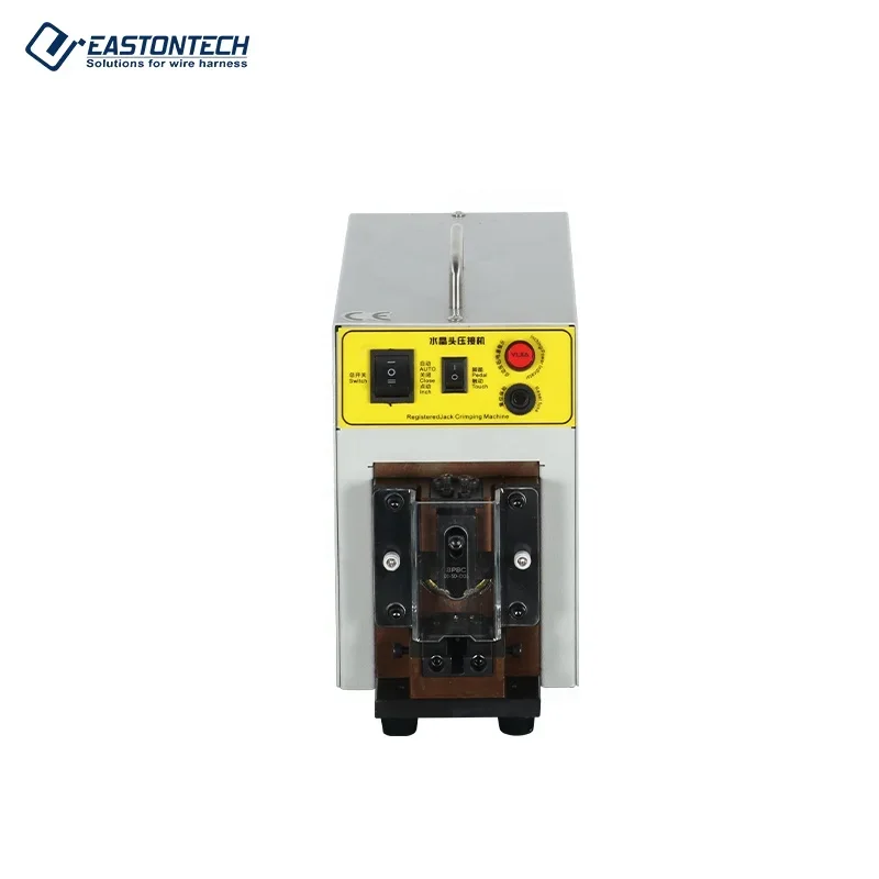 EW-10G Crystal Head Connector Crimping Machine 4-10P Cable Connector Head Forming Machine