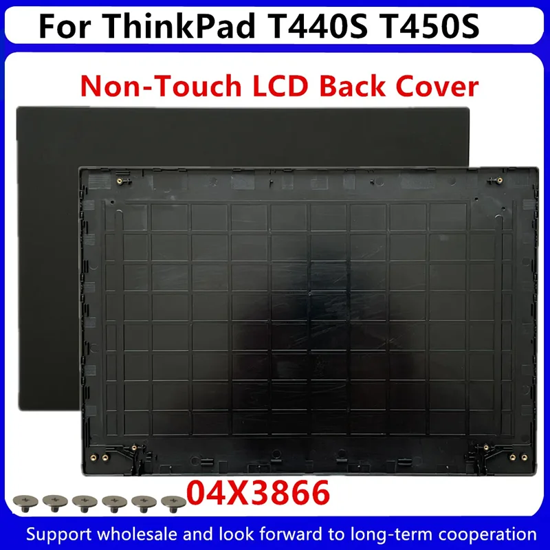 Lenovo thinkpad,T440s,t450s,04x3866用の交換用LCDバックカバー