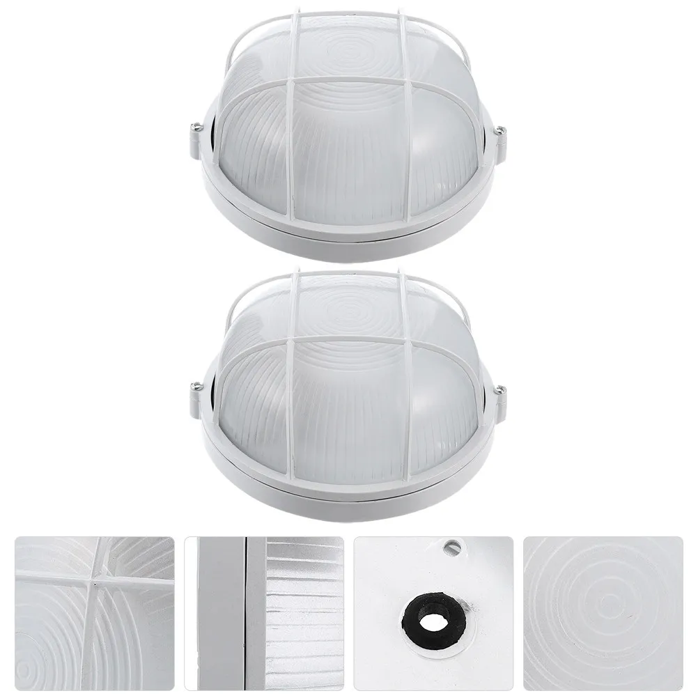 

2Pcs Steam Room Lamp Explosion-Proof Sauna Light for High Temperature Indoor Wall Resistant Sauna Room Lighting