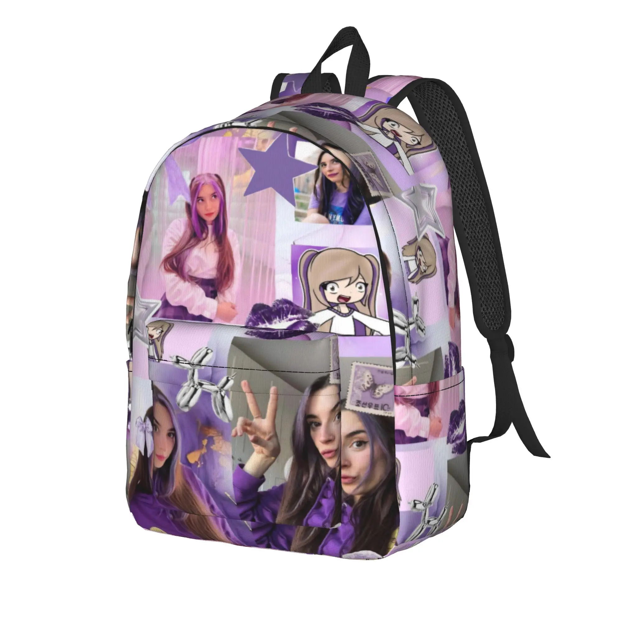 Lyna Vallejos Gamer Backpack for Men Women Casual Student Work Daypack  College Canvas Bags Sports