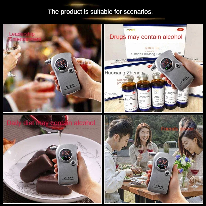 CA2000 Handheld Troubleshooting Drunkenness Detection Blowing Type Alcohol Tester Alcohol Tester Quick exclusive