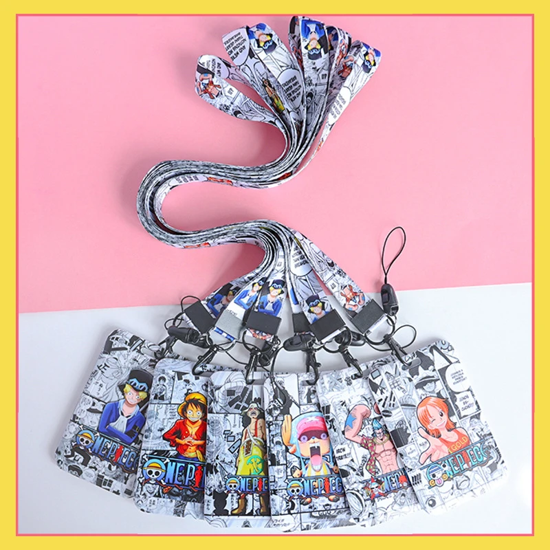 Pirate King Card Set Chest Sign Bus Subway Kindergarten Access Control ID Card Pack Cartoon Hanging Rope Student Meal Card Set