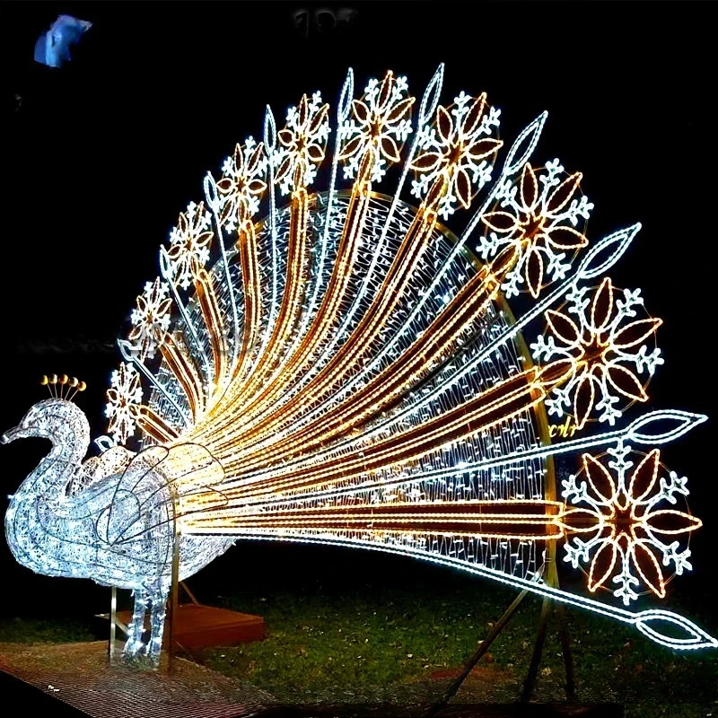 

Hot Sale Reindeer Lighting Large 3D Outdoor Lighted Decoration