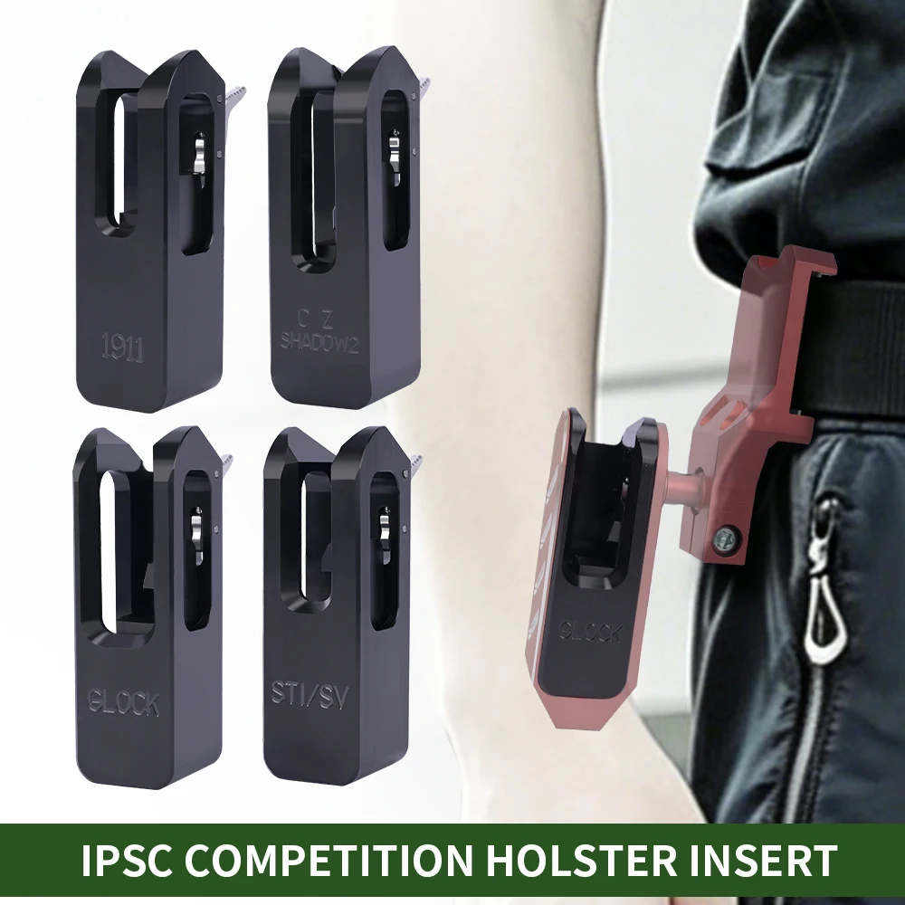 EverWildGear IPSC USPSA Shooting Race Pistol Master Holster Insert Block Assembly Part For SV STI Glock CZ Shadow2 1911