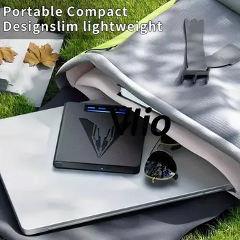 USB 3.0 Type-C CD DVD +/- RW 光碟機,配備 4 個 USB 連接埠和 2 個 SD 卡槽,相容於 Linux、Windows 和 Mac OS 筆記型電腦。 10 最佳銷售 USB DVD - №9