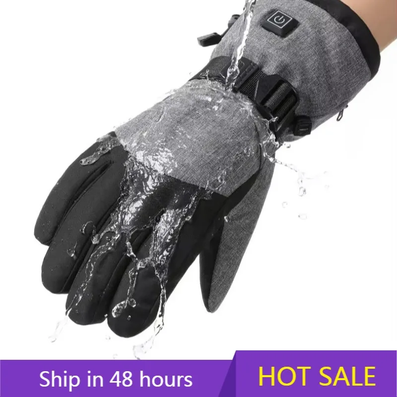

POWER LEAP Winter Three-Gear Electric Heating Skiing & Snowboarding Gloves Touch Screen Waterproof Temperature Adjustable Unisex