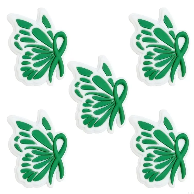 ترقية سيليكون عضاضة لعبة التسنين BPA الحرة ربطة القوس فيونكة حبة فراشة الخرز DIY عضاضة تستخدم للأطفال 11.6x10 بوصة L8RB #5