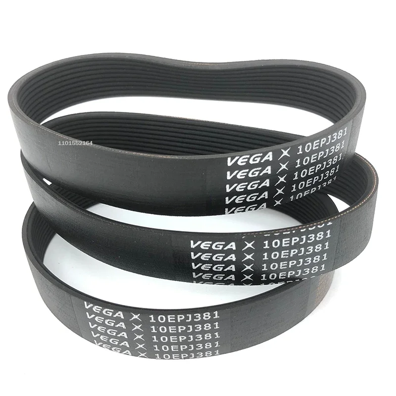 1pcs  Rubber Treadmill Drive Belt VEGA 10EPJ381 10Ribs Multi Groove Belt Multi Wedge Belt