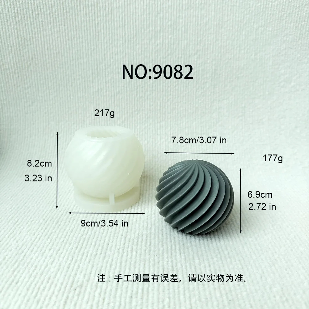 DIY Geometric Column Collections Candle Silicone Mold DIY Handmade Stripe Aromatherapy Candle Gypsum Making Mould Home Decor