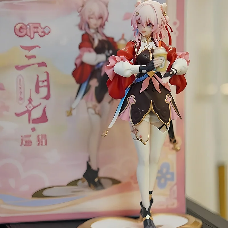

Original Myethos Gift March 7th 20cm 1/8 Honkai:Star Rai Game Action Anime Figure Model Kawaii Ornament Statue Xmas Gift Toys