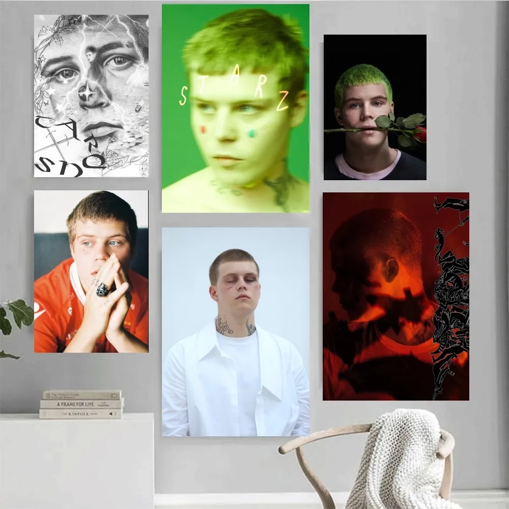 Rapper Yung lean Poster Home Office Wall Bedroom Living Room Kitchen Decoration Painting