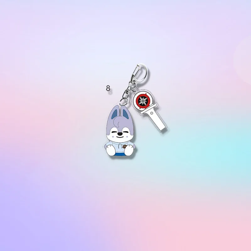 Stray Kids celebrity merchandise, Huang Xuanchen, Li Longfu, SKZOO, Han Zhicheng cartoon hanger, tas, sleutelhanger, cadeau