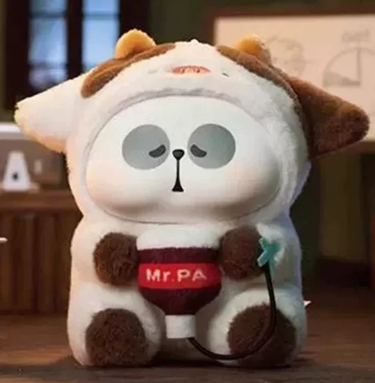 Genuine Mr.Pa Animal Company Limited Series Blind Box Cute Vinyl Plush Pendant Doll Panda Figurine Mystery Box Toys Kids Gifts