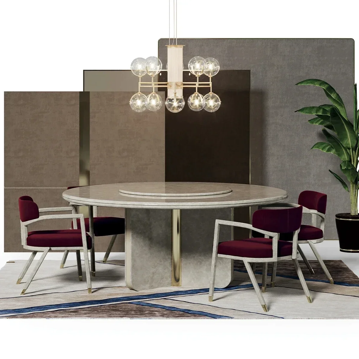 Dinning Set With 6 Chairs Dining Table Modern Round Dining Table Set And Chairs Dining Room Furniture Table Set 8 Chairs