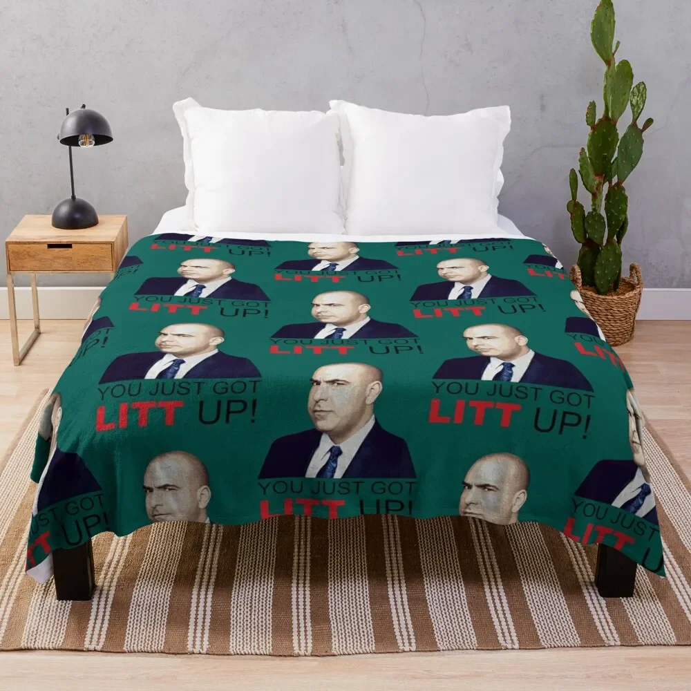 

Louis Litt you just got litt up Throw Blanket Tourist Luxury Thicken Large Blankets