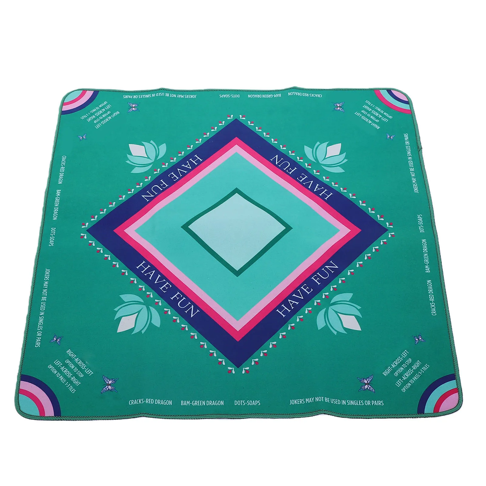 

Mahjong Mat Anti Slip Noise Reducing 32.4x32.4in Portable Gaming Table Mat for Poker Cards Board Games Portable Gaming Mat
