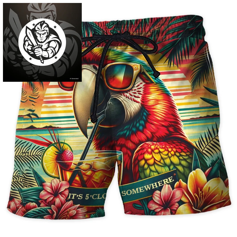 Рисунок 3 - Короткие брюки для влюбленных попугаев для мужчин